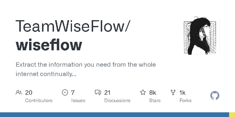 GitHub - TeamWiseFlow/wiseflow: Extract the information you need from the whole internet continually...