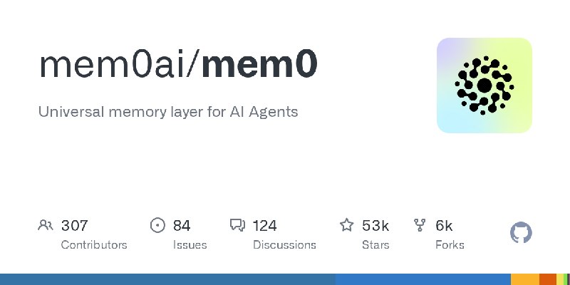 GitHub - mem0ai/mem0: Universal memory layer for AI Agents