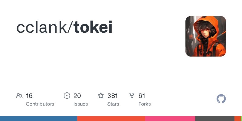 GitHub - cclank/tokei