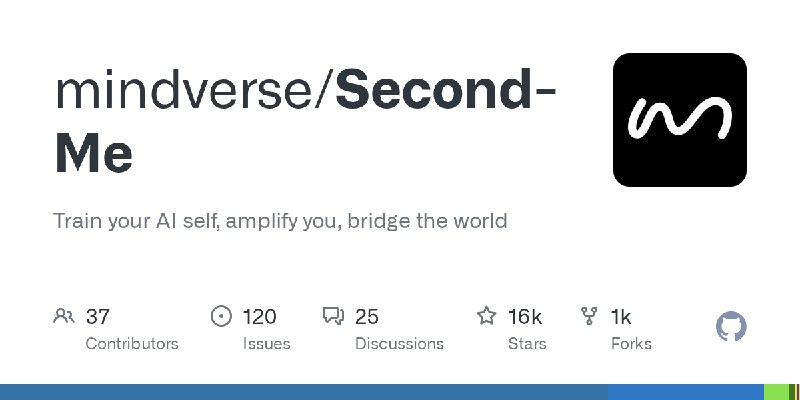 GitHub - mindverse/Second-Me: Train your AI self, amplify you, bridge the world