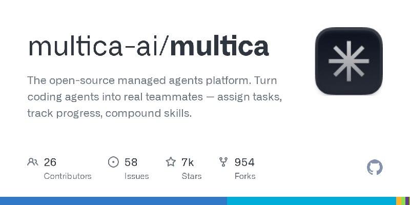 GitHub - multica-ai/multica: The open-source managed agents platform. Turn coding agents into real teammates — assign tasks, track…