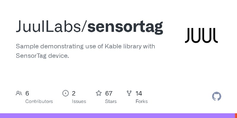 GitHub - JuulLabs/sensortag: Sample demonstrating use of Kable library with SensorTag device.