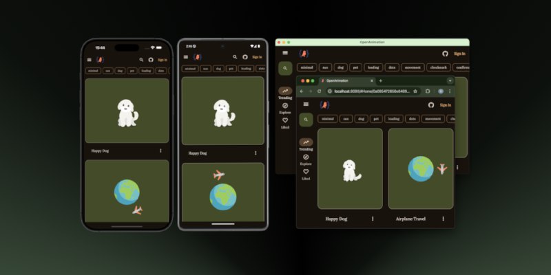 GitHub - orispok/OpenAnimationApp: Discover beautiful Lottie animations powered by Kotlin Multiplatform.